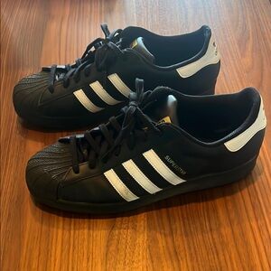 Adidas Superstar Men's Shoes - Black and White